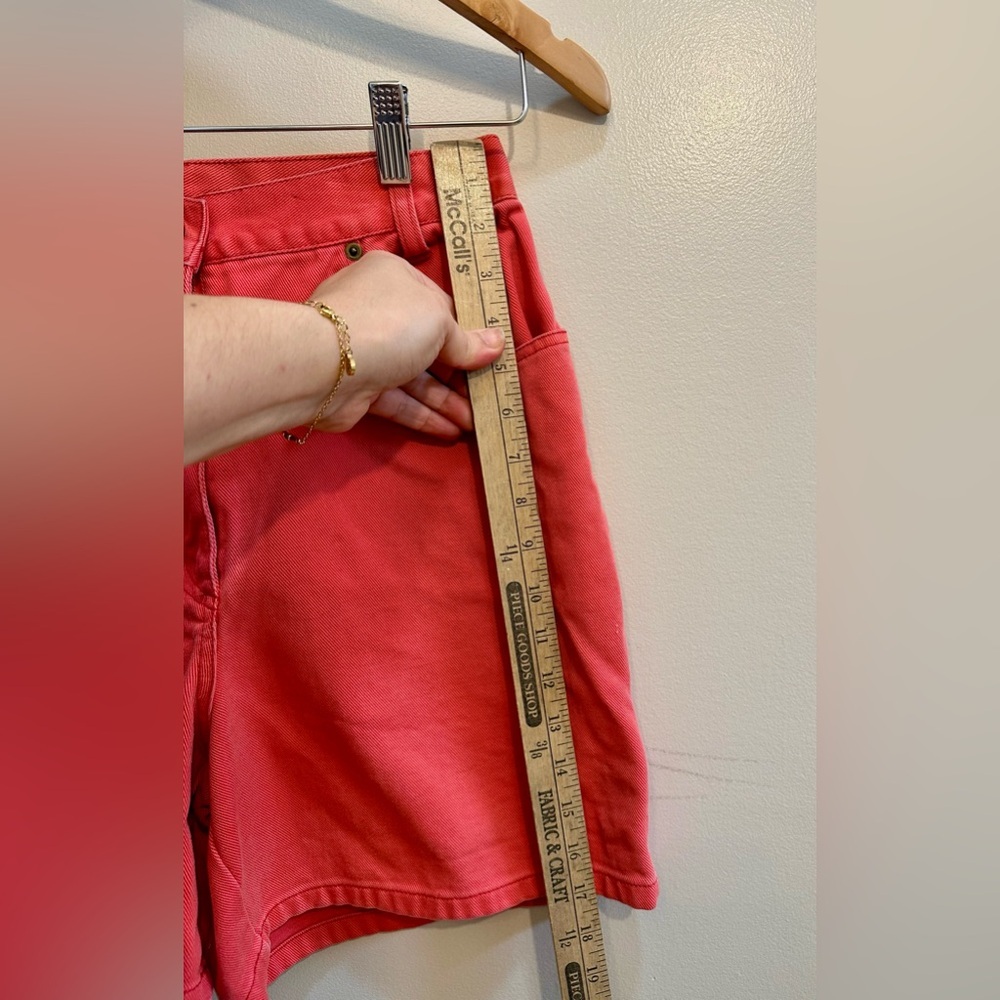 Red Rover Pink High Rise Mom Shorts 90’s Size 8 - Picture 9 of 9